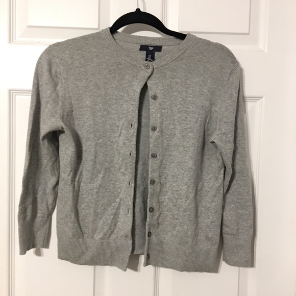 GAP White/Purple/Grey/Black button up cardigan - Picture 3 of 8